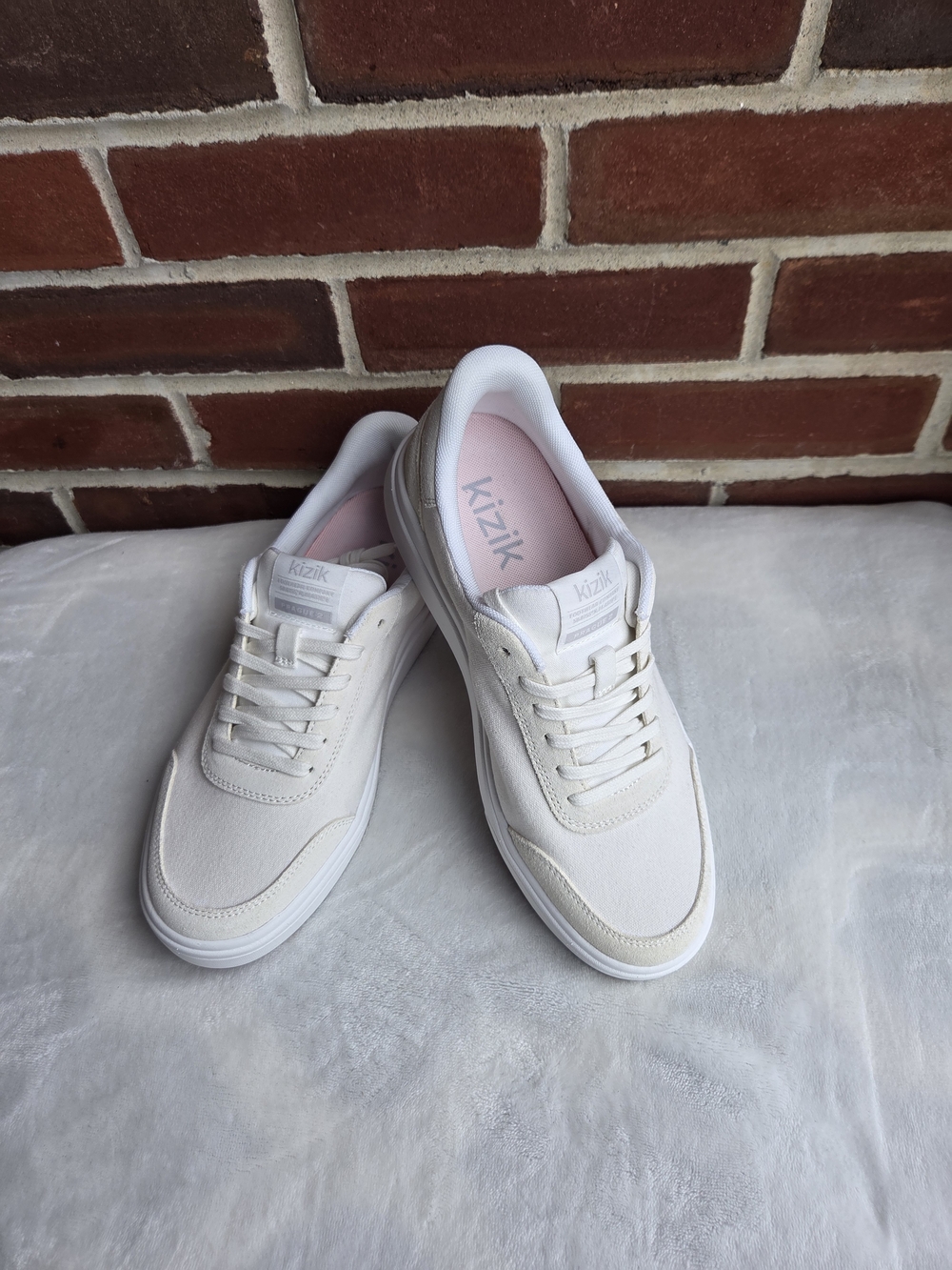 Kizik Prague 2 Men’s Size 7 White Hands Free Casual Sneakers Shoes - Picture 11 of 11